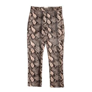 URBAN‎ OUTFITTERS $78 Maia Snakeskin High Rise Ankle Pant Size 6